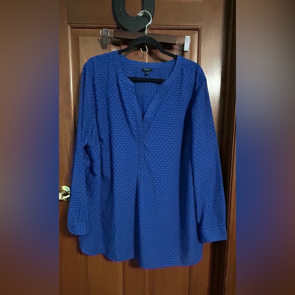 Talbots Woman Plus Size Long Sleeve Blouse‎ Size 2X